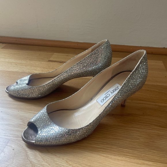 Jimmy Choo Glitter Shoes